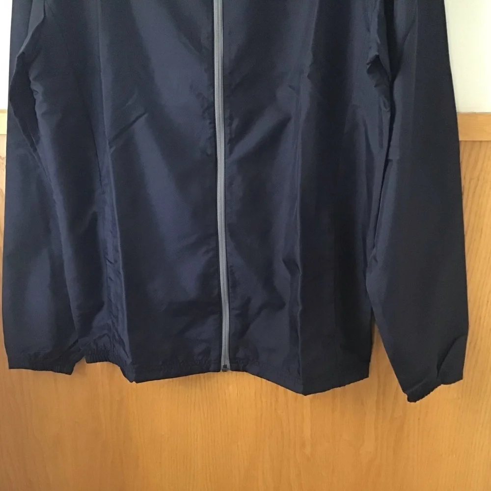 Men's Adidas Navy Golf Club Windbreaker Jacket NWT